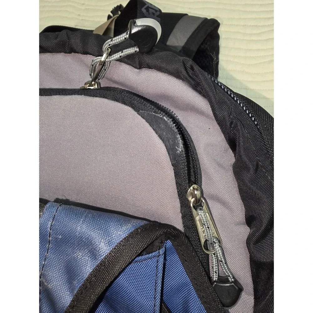 REI Daypack Expandable Backpack Black Blue Gray Hiking Travel School Waist Belt